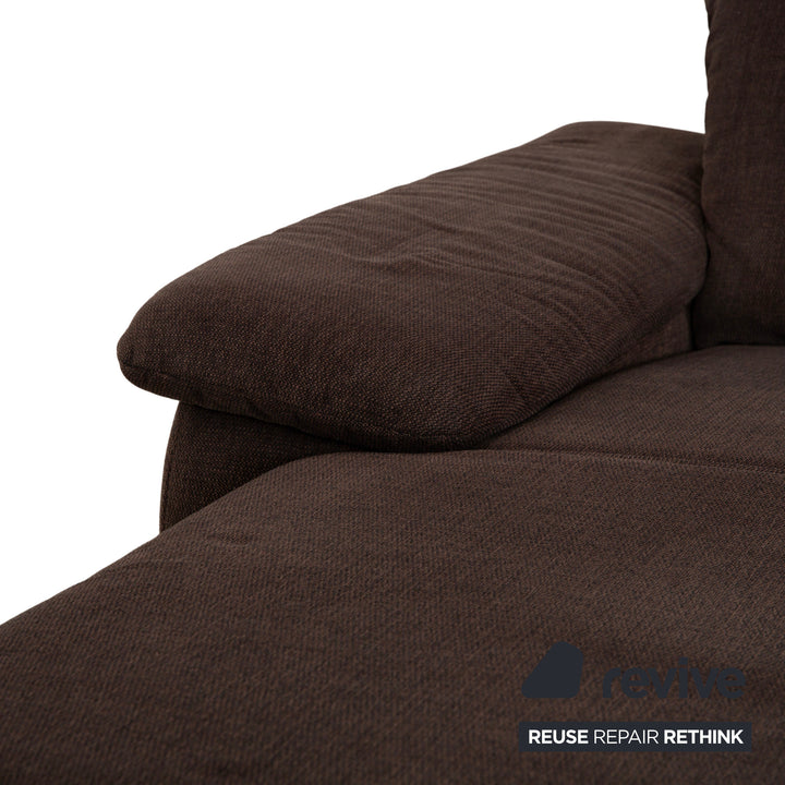 Musterring MR370 Stoff Ecksofa Braun manuelle Funktion Sofa Couch