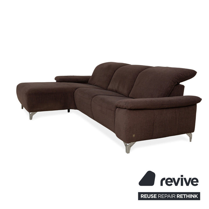 Musterring MR370 Stoff Ecksofa Braun manuelle Funktion Sofa Couch