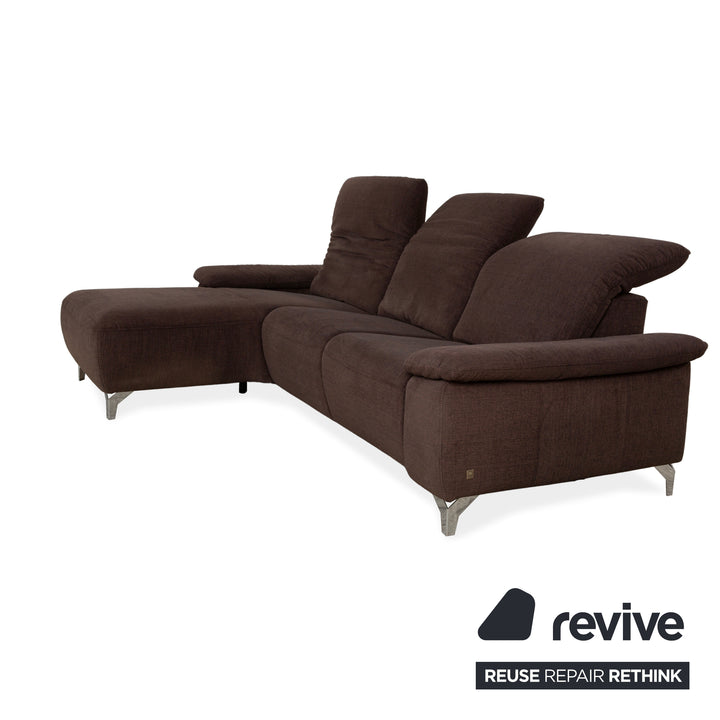 Musterring MR370 Stoff Ecksofa Braun manuelle Funktion Sofa Couch
