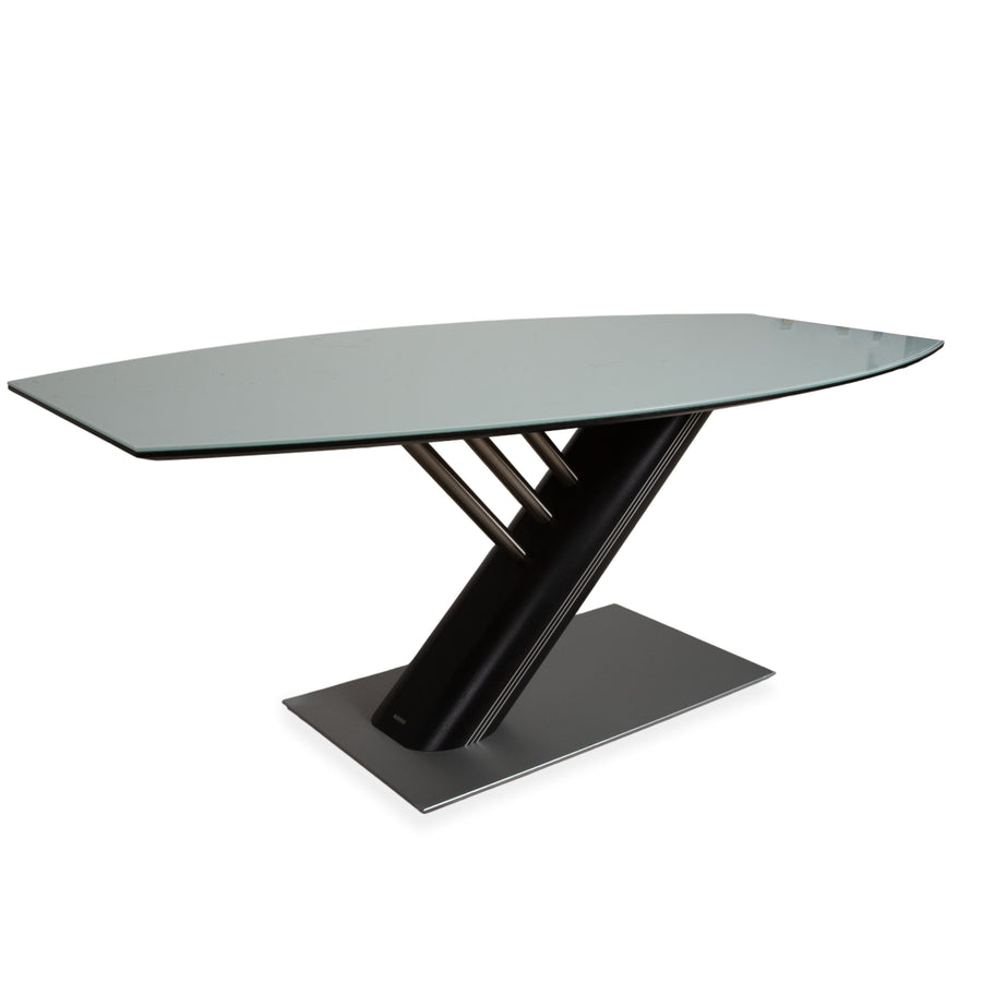 Musterring Rosario wooden dining table, white, dining room