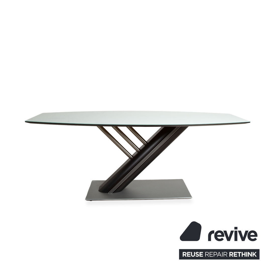 Musterring Rosario wooden dining table, white, dining room