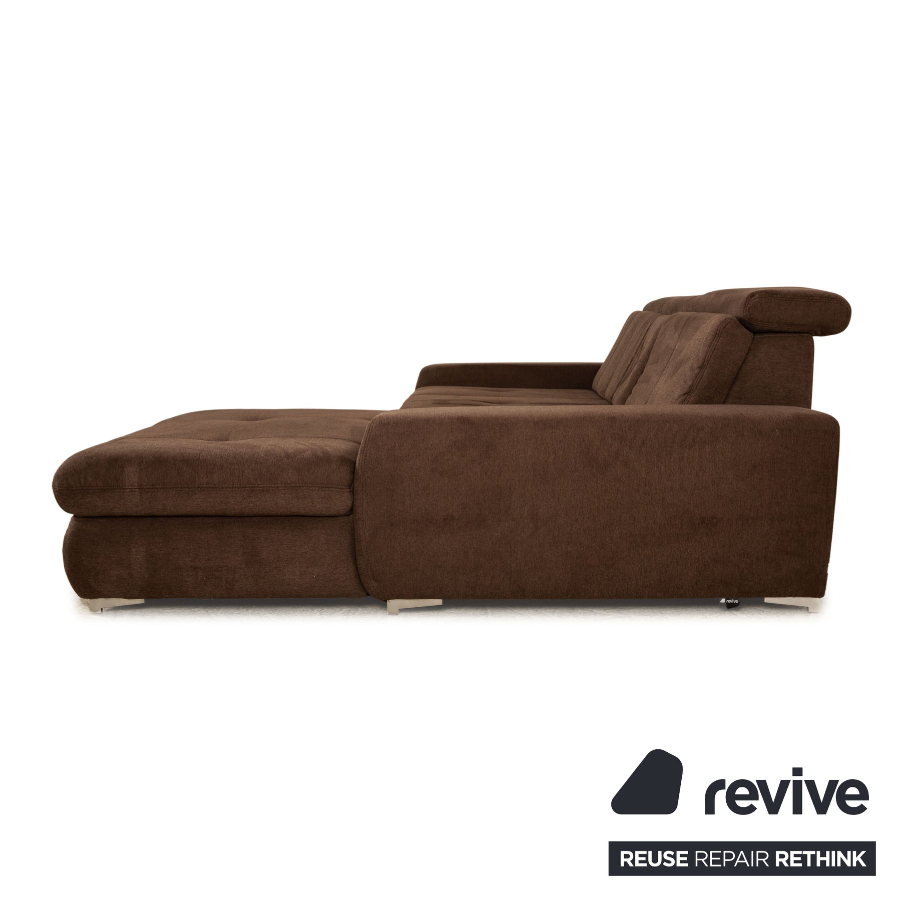 Ecksofa Sofa couch Recamiere Braun shops 234cm Struktur Neu ✅ SOFORT★★★