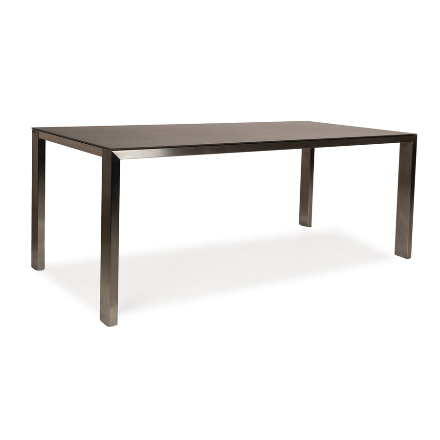 Musterring Stone Dining Table Grey Ceramic 200 x 100 x 77 cm