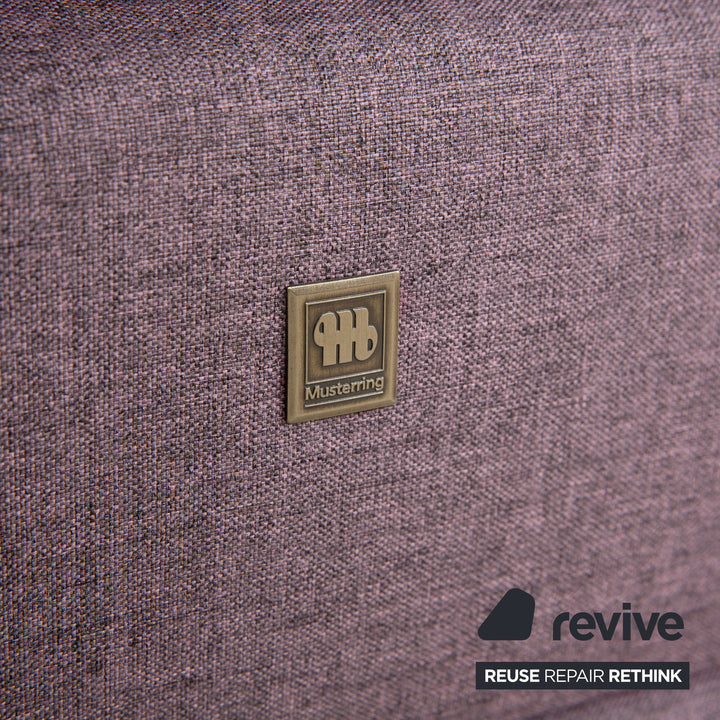 Musterring Stoff Bett Boxspringbett Lila Rosé elektrische Funktion