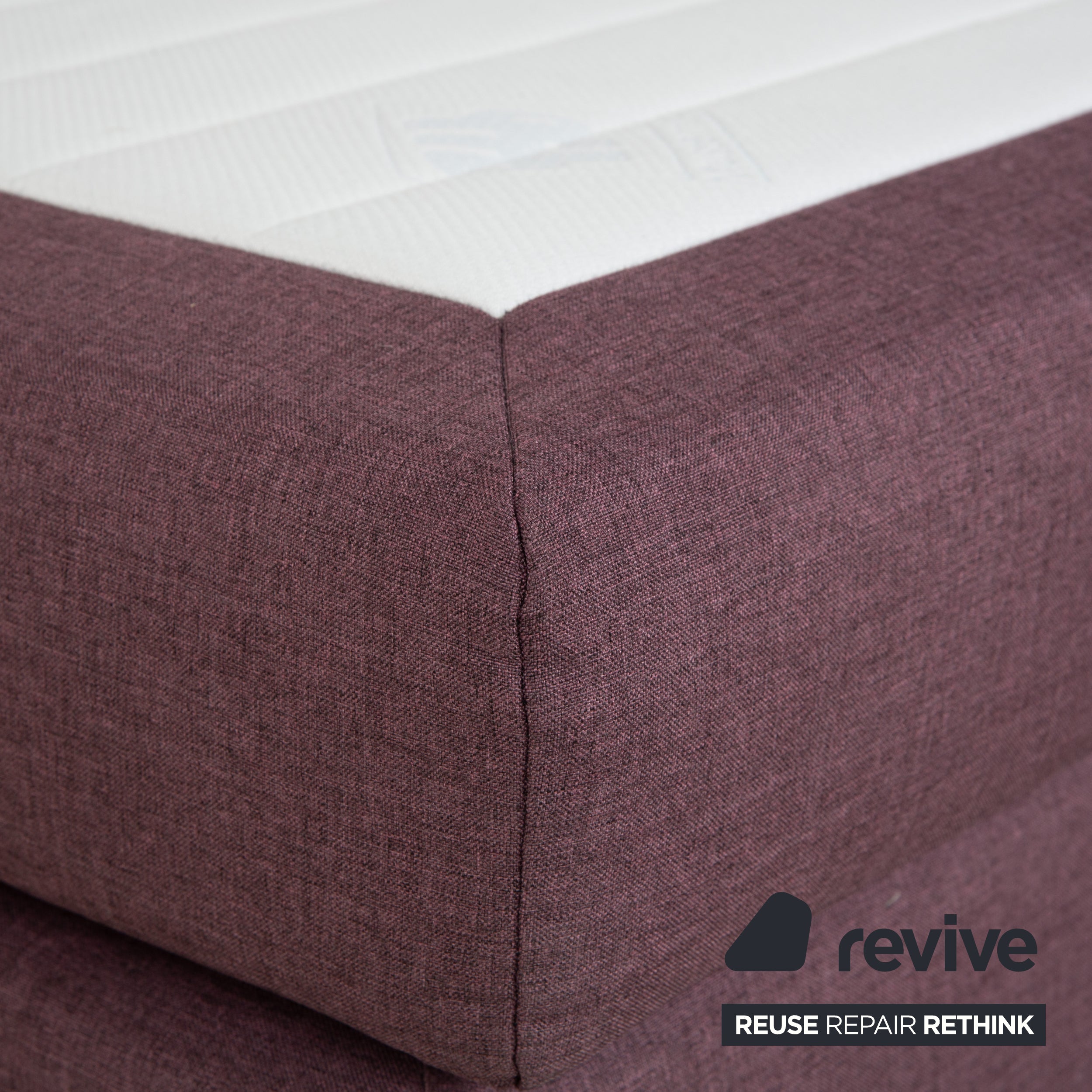 Musterring fabric bed box spring bed purple rose electric function