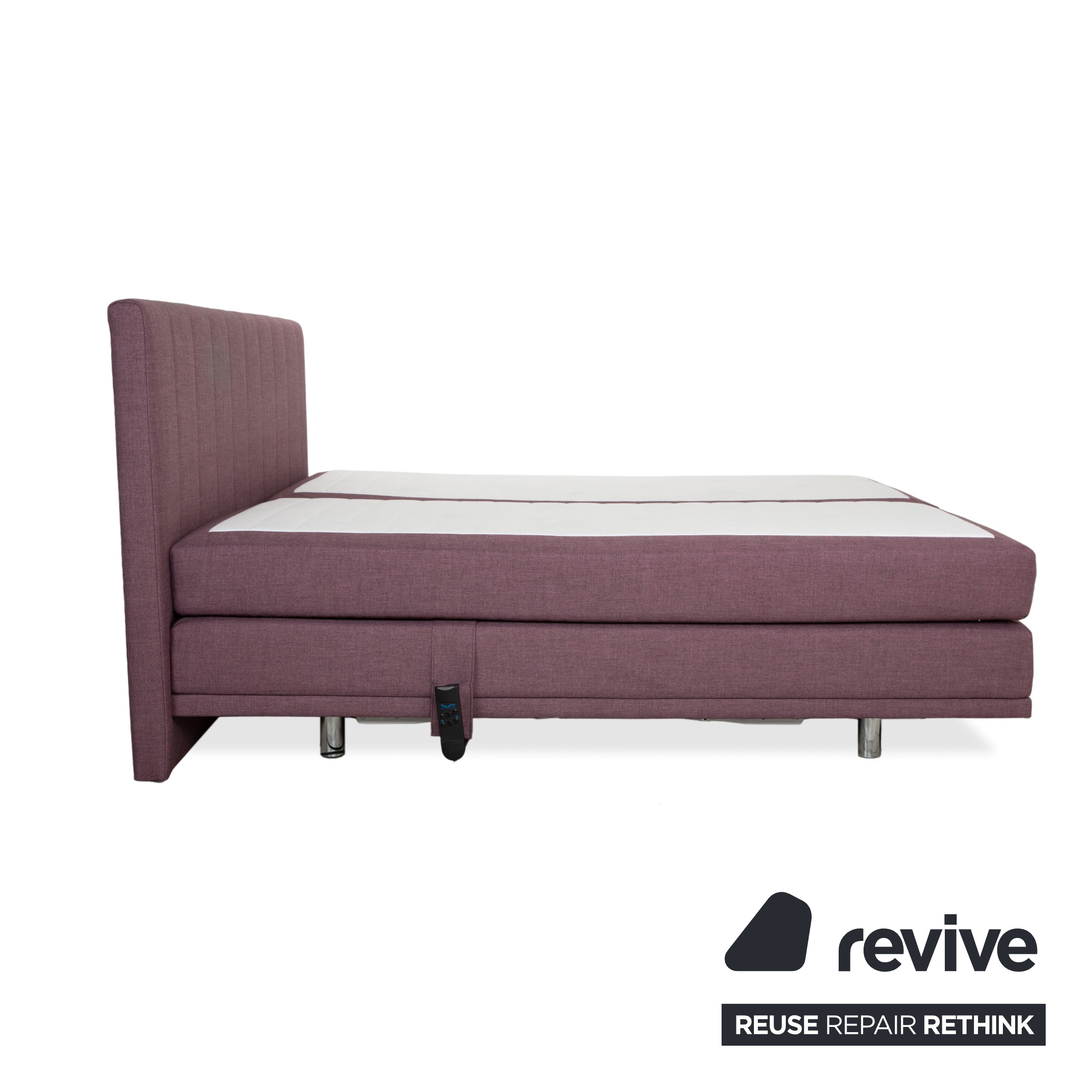 Musterring fabric bed box spring bed purple rose electric function