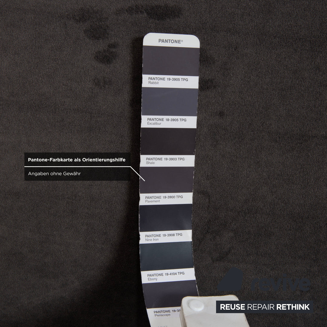 Lit en tissu gris pour chambre à coucher avec sommier tapissier