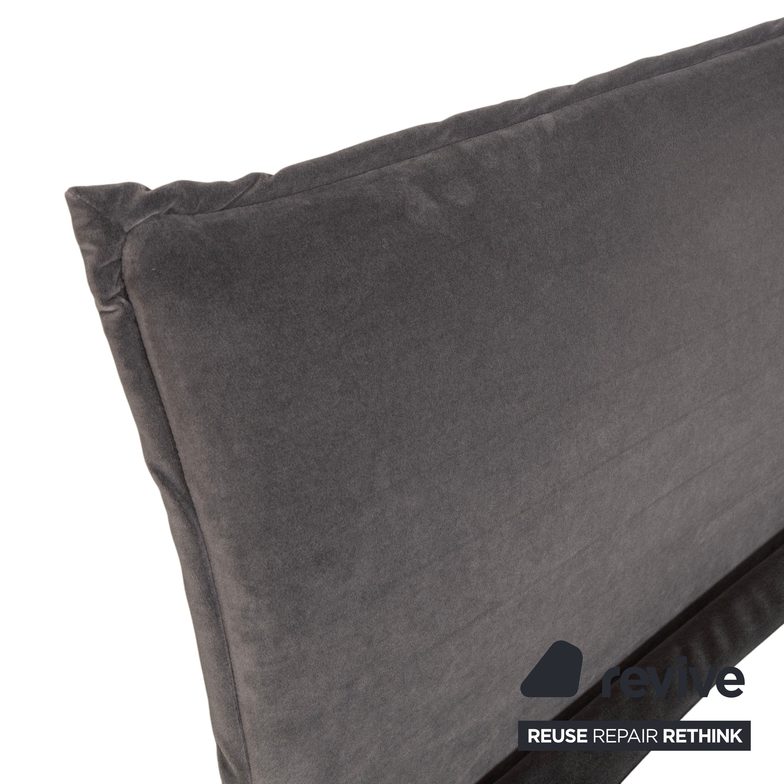 Musterring fabric bed grey bedroom box spring