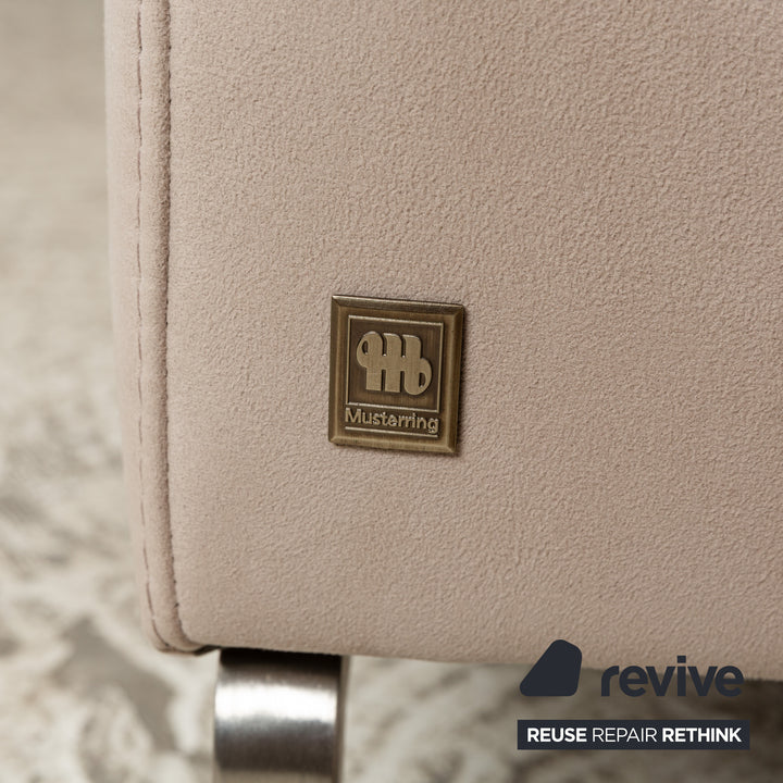 Musterring Fabric Corner Sofa Beige Sofa Couch