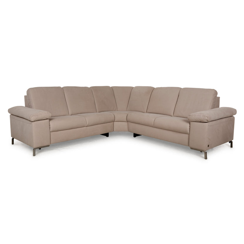 Musterring Stoff Ecksofa Beige Sofa Couch