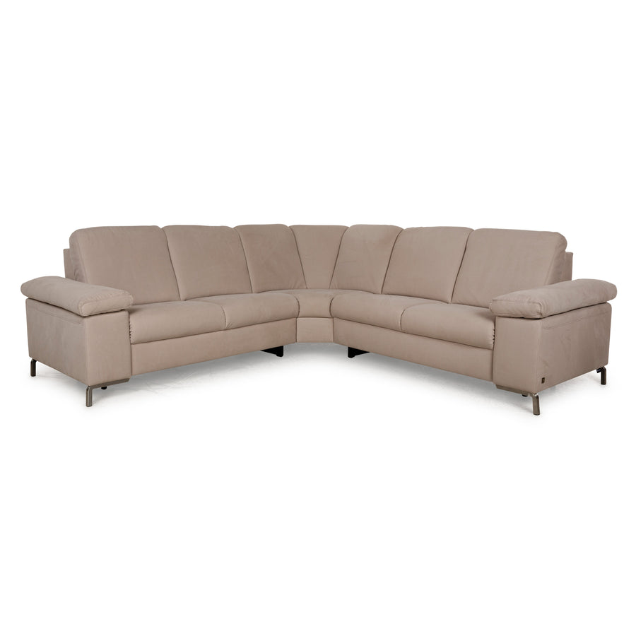 Musterring Stoff Ecksofa Beige Sofa Couch