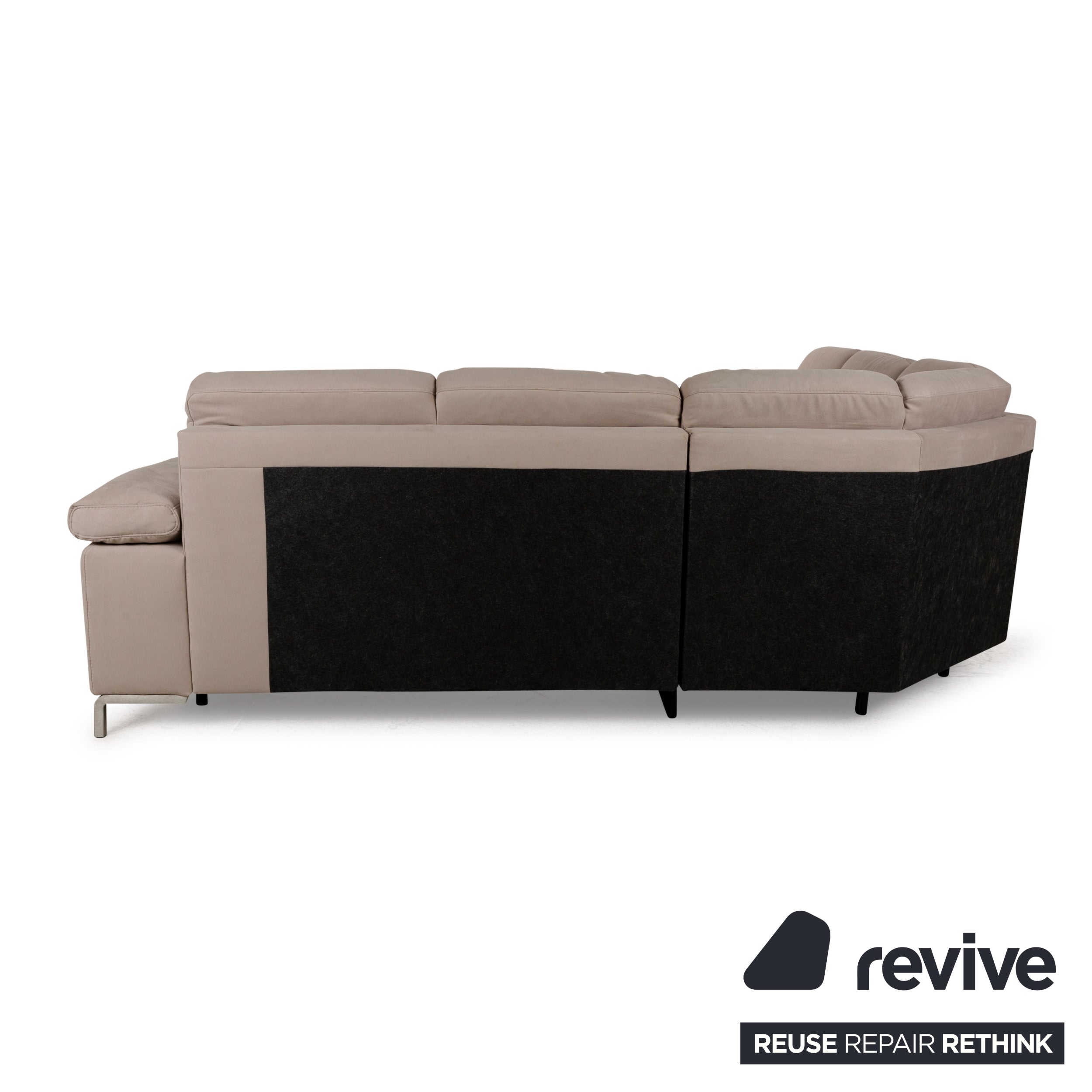 Musterring stof hjørnesofa beige sofa couch