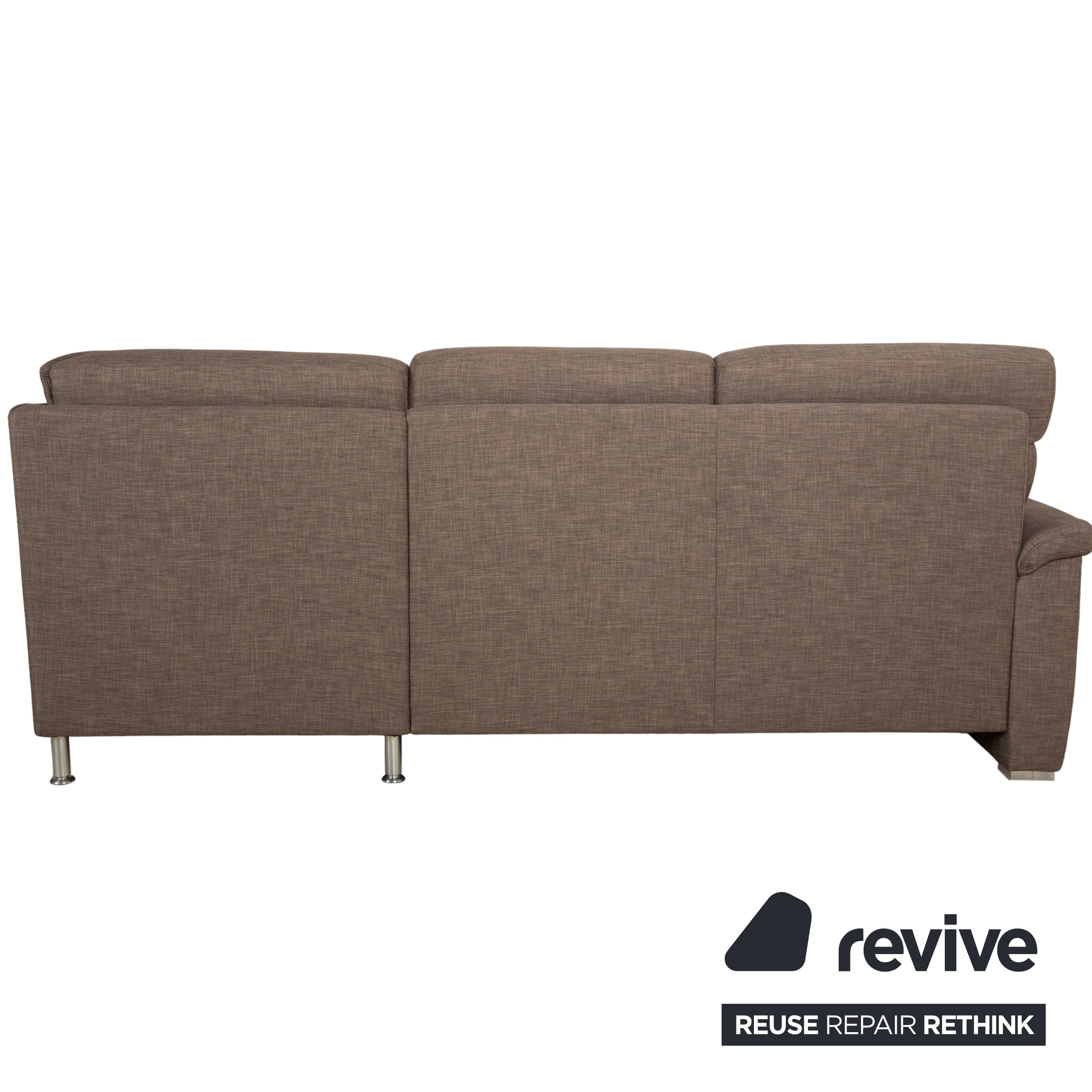 Musterring fabric corner sofa brown grey brown sofa couch
