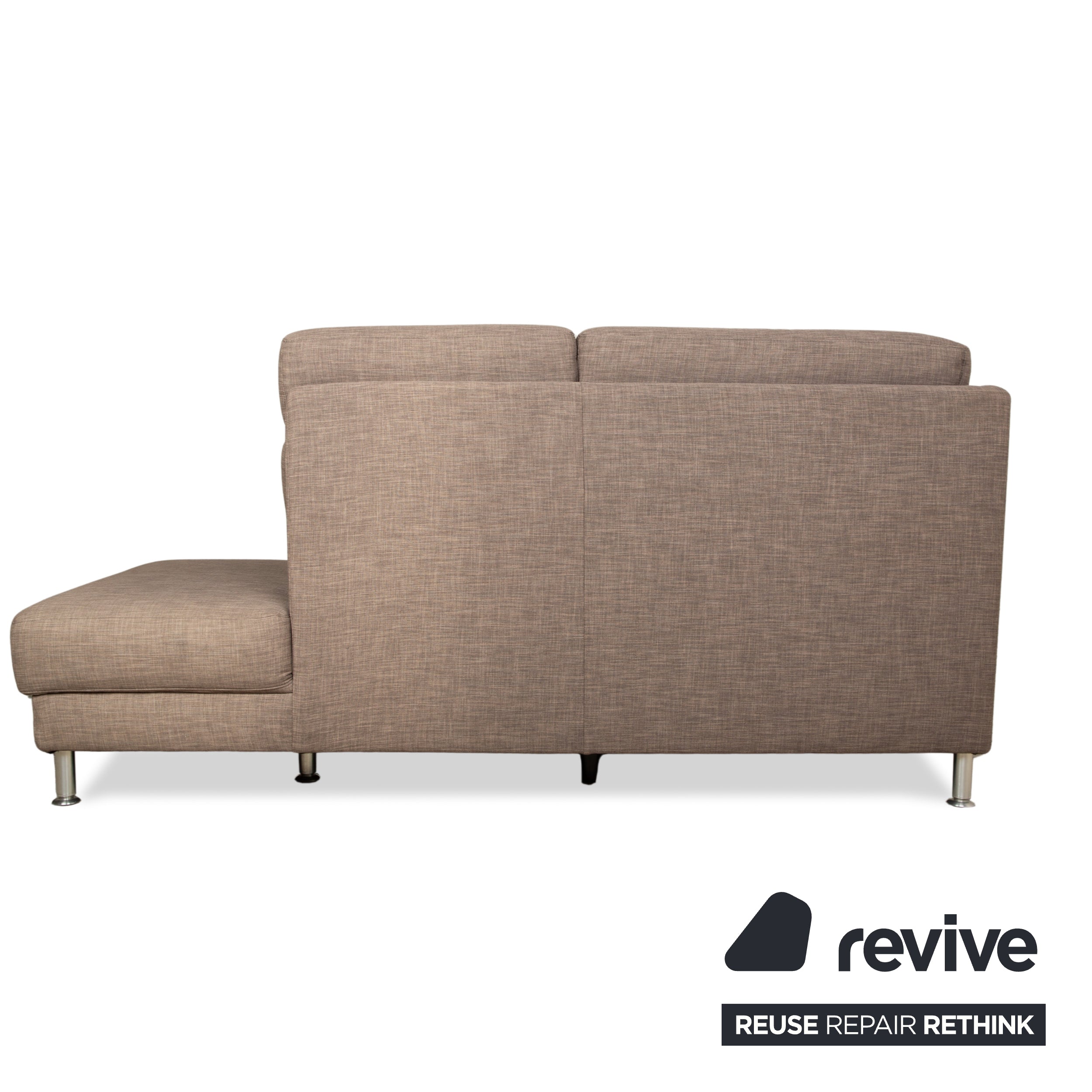 Musterring fabric corner sofa brown grey brown sofa couch