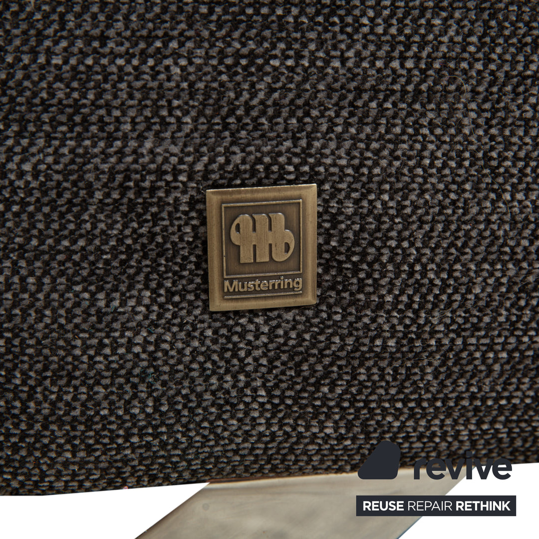 Musterring Stoff Ecksofa Grau manuelle u. elektrische Funktion Sofa Couch