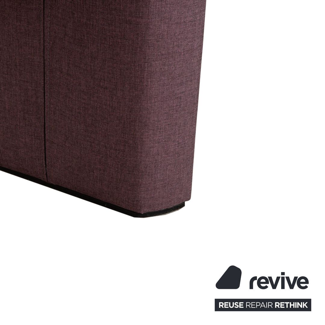 Tabouret-banc en tissu de rassemblement rose violette