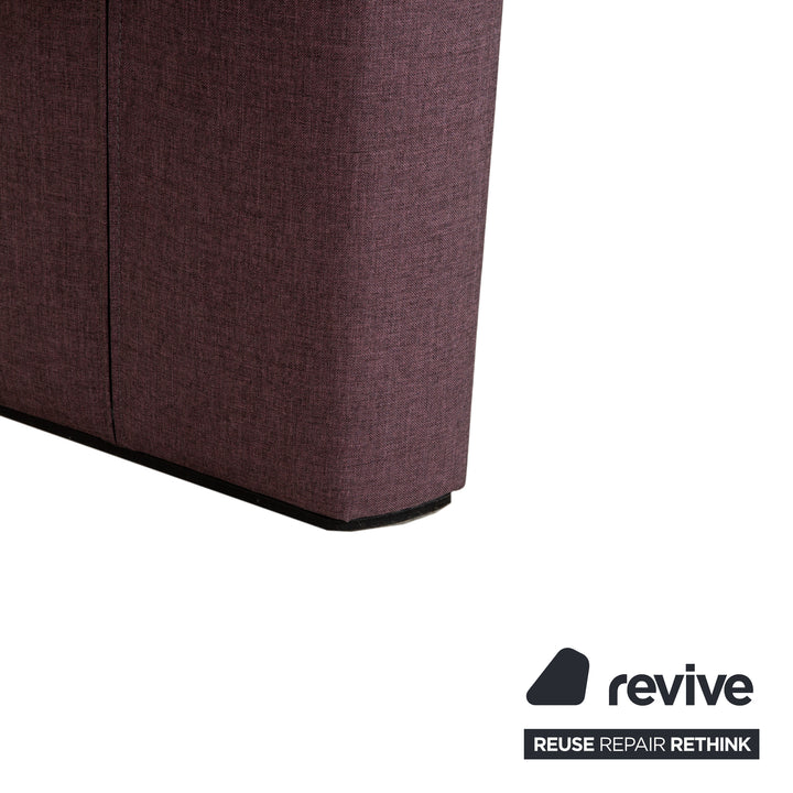 Tabouret-banc en tissu de rassemblement rose violette