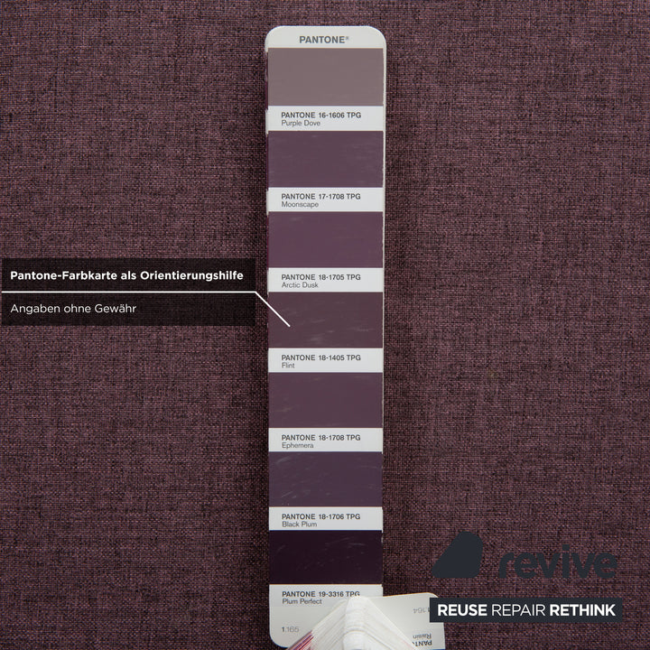 Tabouret-banc en tissu de rassemblement rose violette