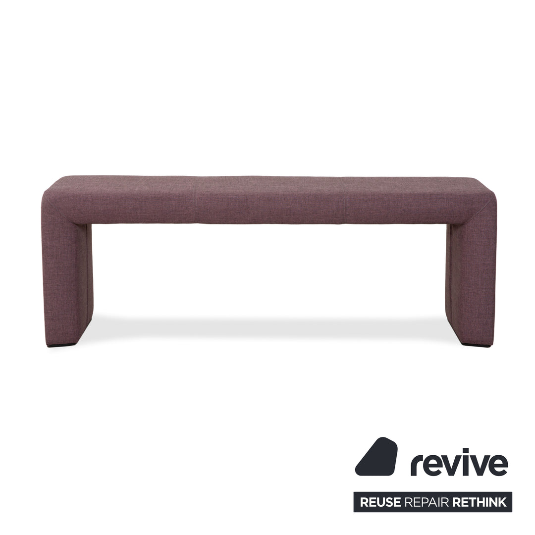 Musterring fabric stool bench purple rose
