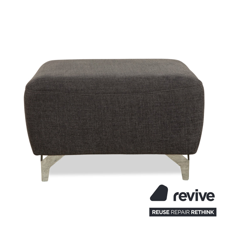 Tabouret en tissu Musterring gris