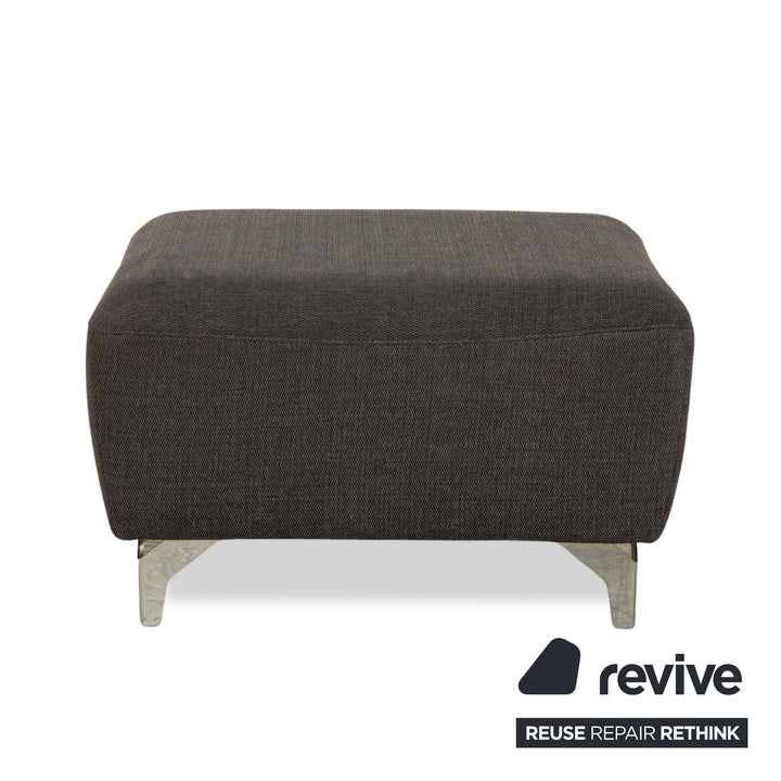 Tabouret en tissu Musterring gris
