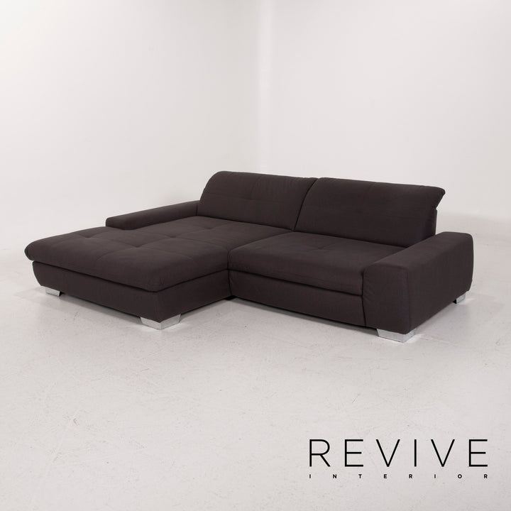 Musterring Stoff Sofa Anthrazit Ecksofa #15124