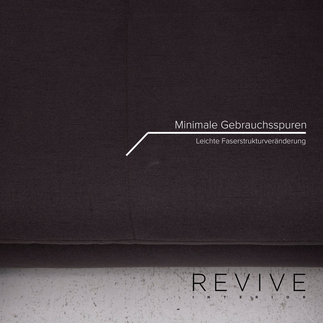 Musterring Stoff Sofa Anthrazit Ecksofa #15124