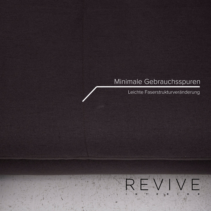 Musterring Stoff Sofa Anthrazit Ecksofa #15124