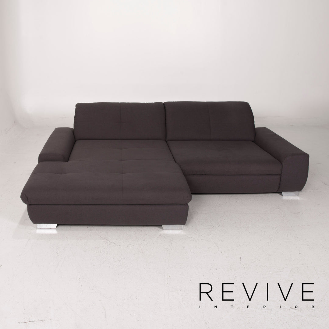 Musterring Stoff Sofa Anthrazit Ecksofa #15124