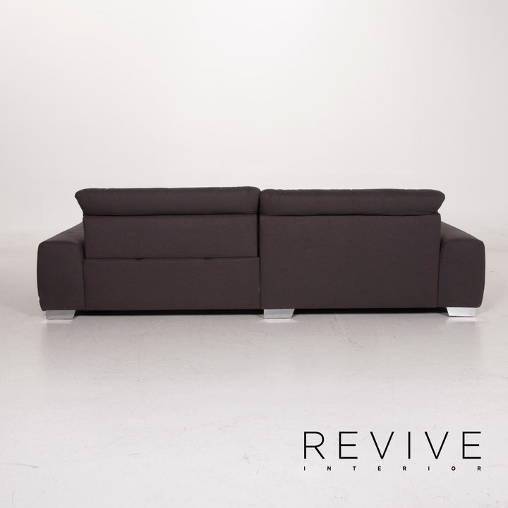 Musterring Stoff Sofa Anthrazit Ecksofa #15124