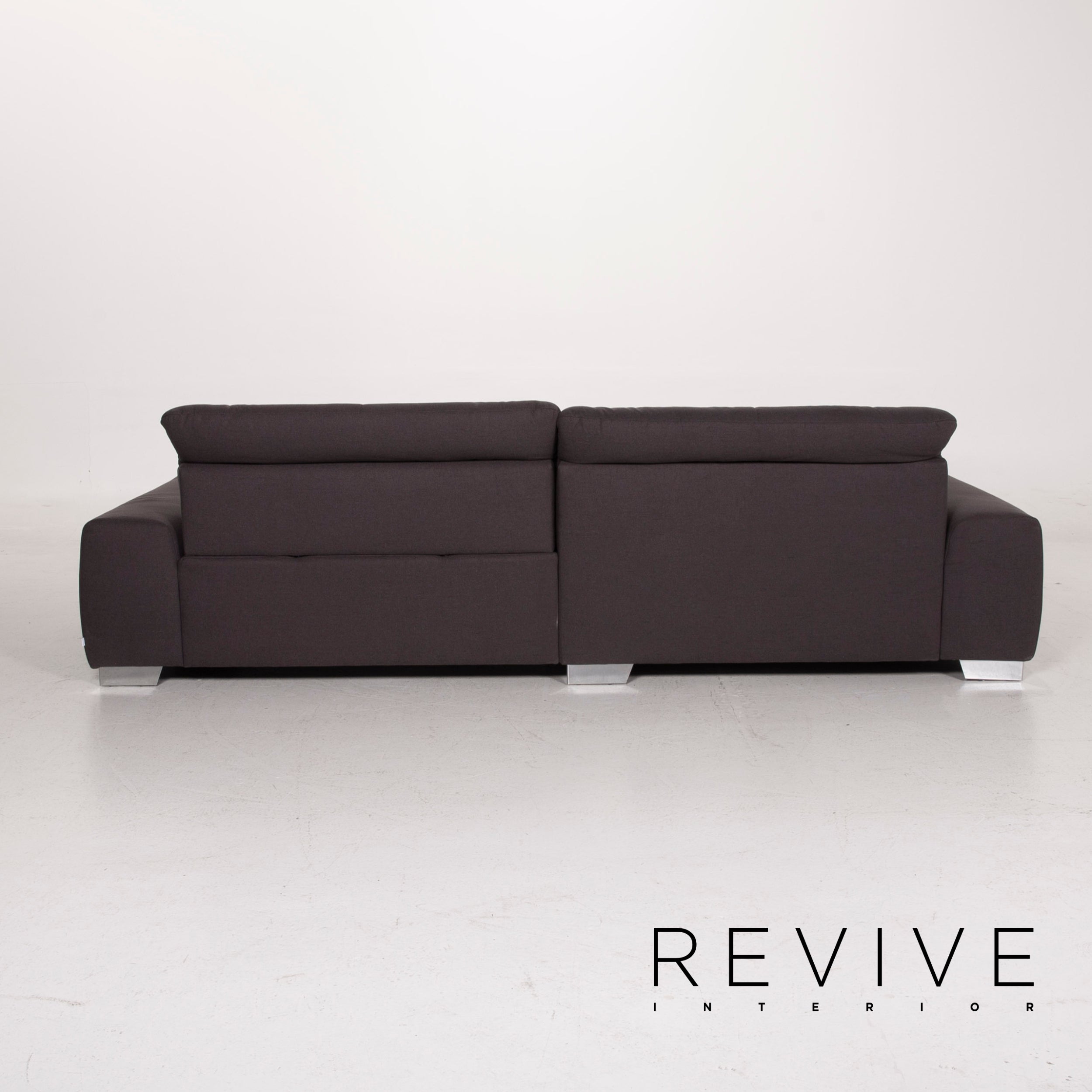 Pattern ring fabric sofa anthracite corner sofa #15124