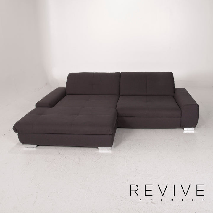 Musterring Stoff Sofa Anthrazit Ecksofa #15124