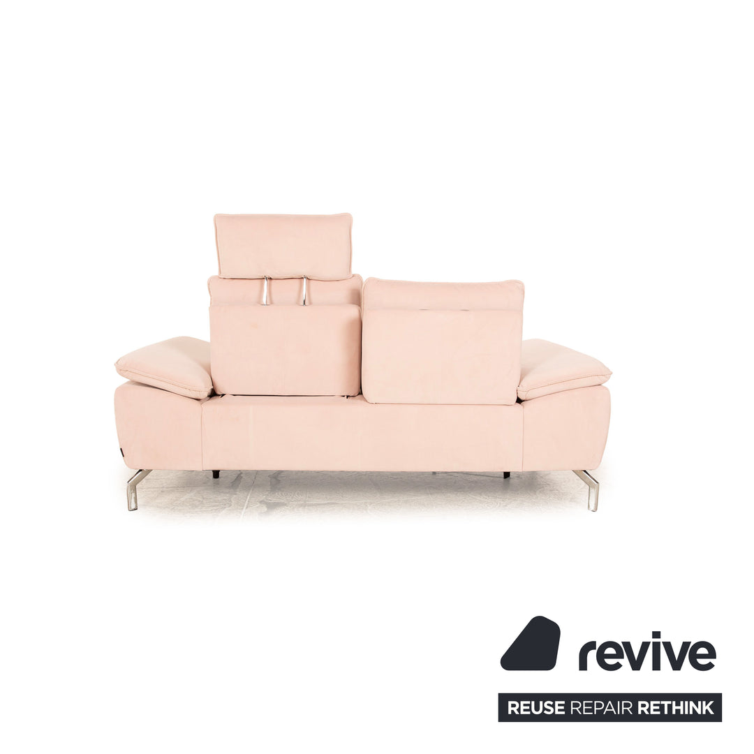 Musterring Stoff Zweisitzer Creme manuelle Funktion Sofa Couch