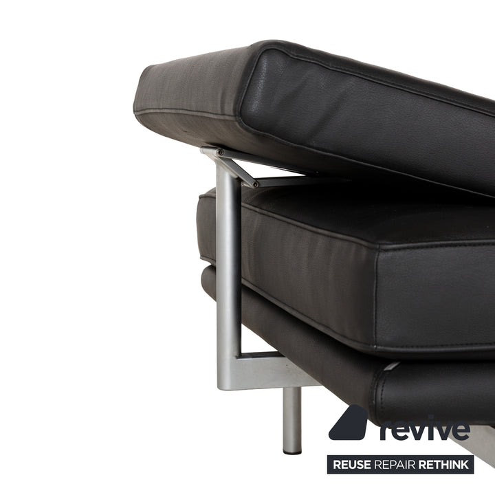 Muuto Outline Leder Liege Schwarz manuelle Funktion