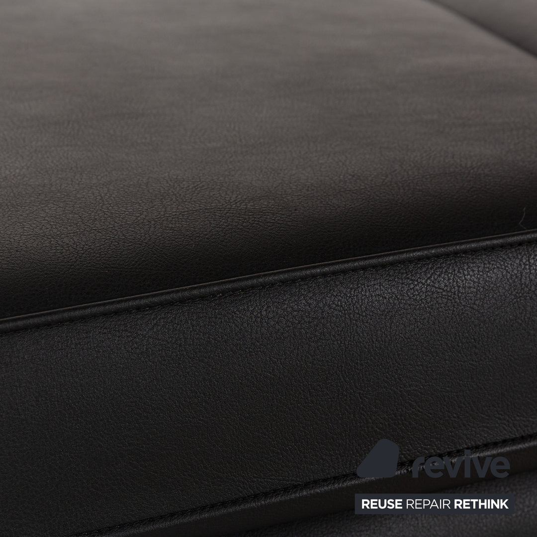 Muuto Outline Leather Lounger Black manual function