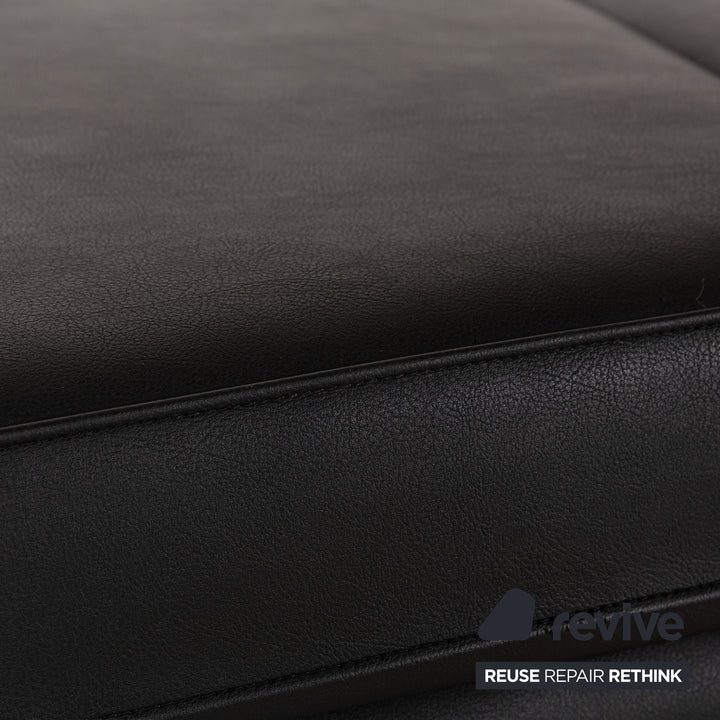 Muuto Outline Leather Lounger Black manual function