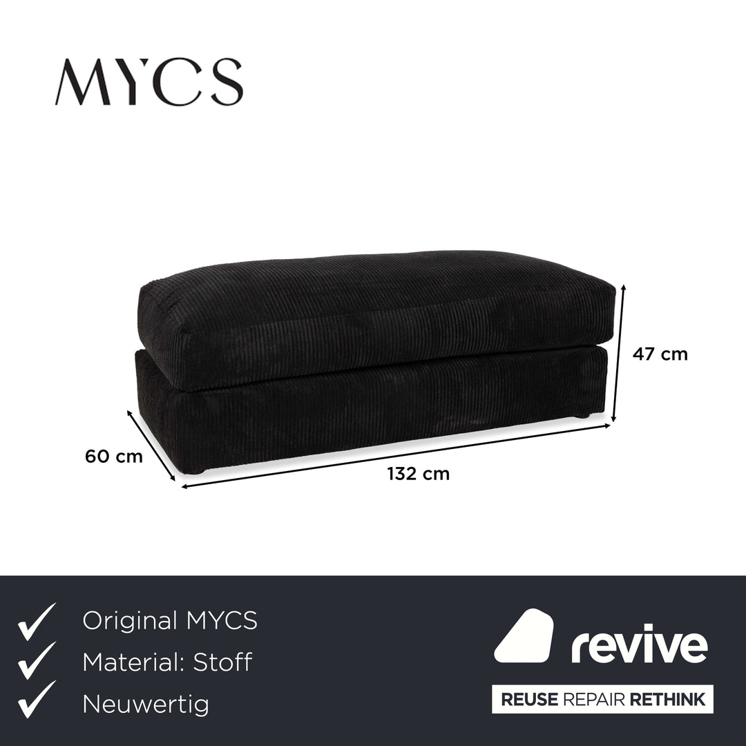 MYCS FLAYR Fabric Stool Black