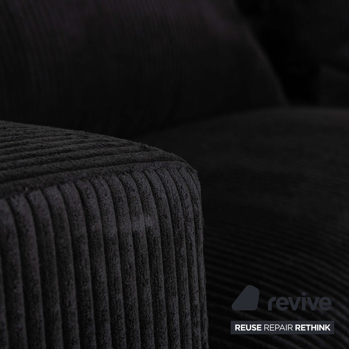 MYCS FLAYR Stoff Viersitzer Schwarz Sofa Couch