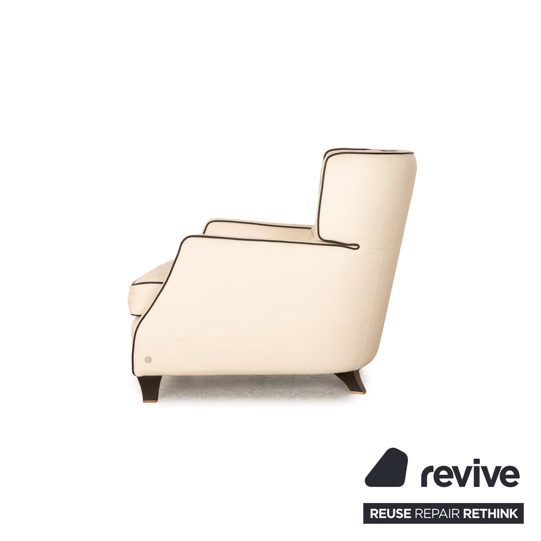 Natuzzi Amadeus Leder Sessel Creme