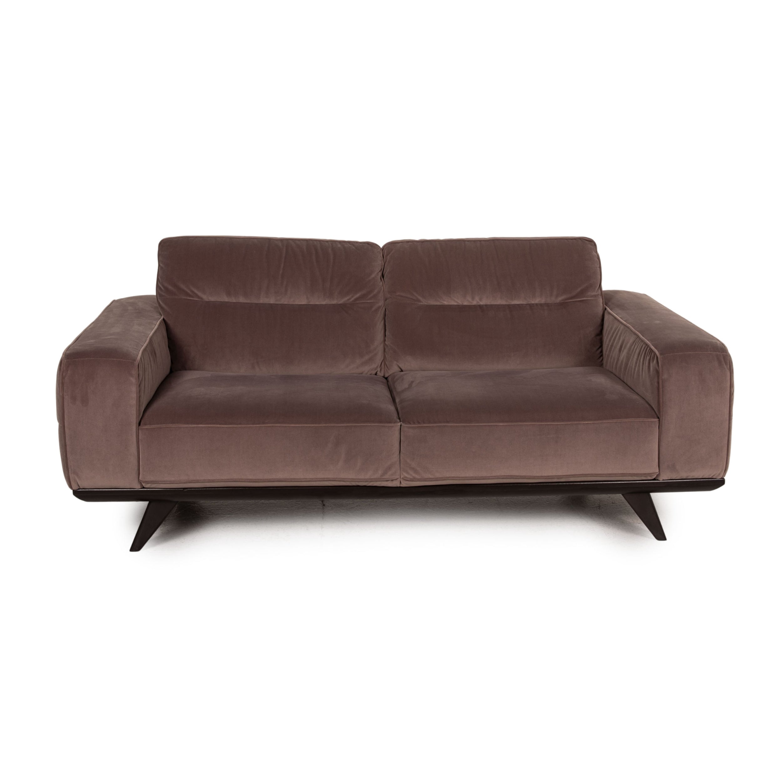 Natuzzi Audacia Stoff Sofa Braun Dreisitzer Couch