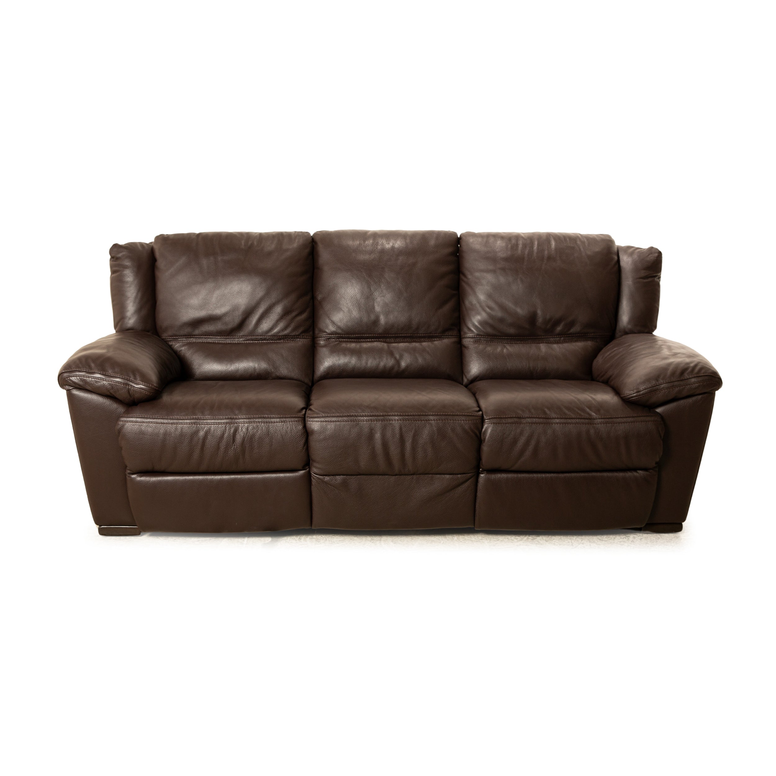 brown Natuzzi Editions Dreisitzer A319 Braun Leder - 2. Hand - Revive.de