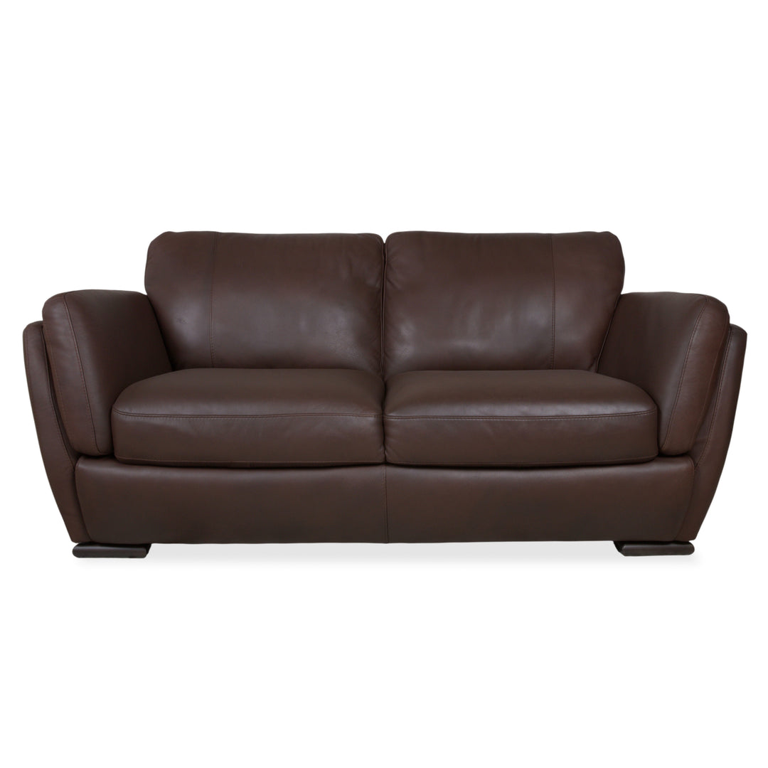 Natuzzi Editions A399 Leder Zweisitzer Dunkelbraun Sofa Couch