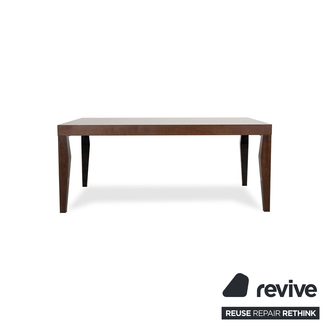 Table à manger en bois Natuzzi marron 180 x 105 x 75 cm