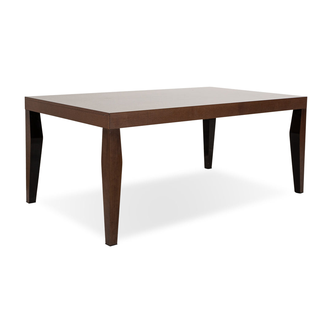 Table à manger en bois Natuzzi marron 180 x 105 x 75 cm