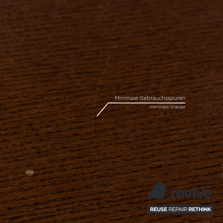 Natuzzi Wooden Dining Table Brown 180 x 105 x 75 cm