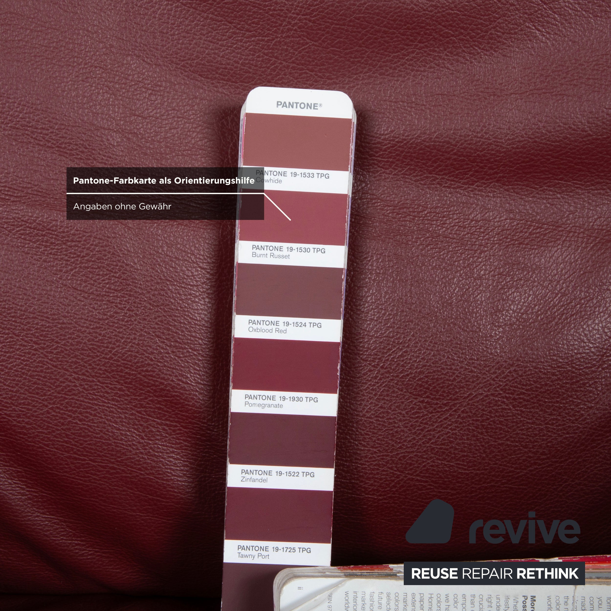 Natuzzi Leder Zweisitzer Rot Sofa Couch