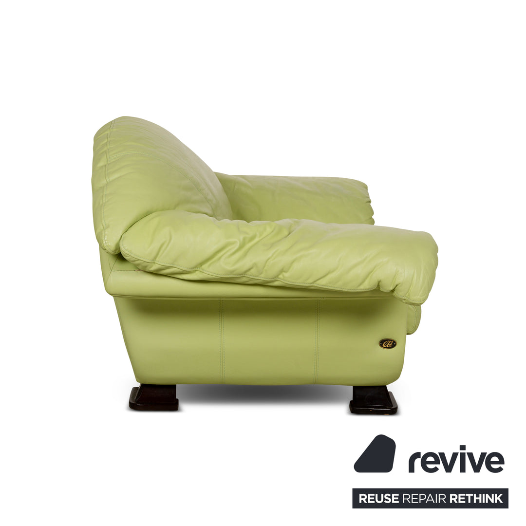 Nieri Divani Leather Armchair Green