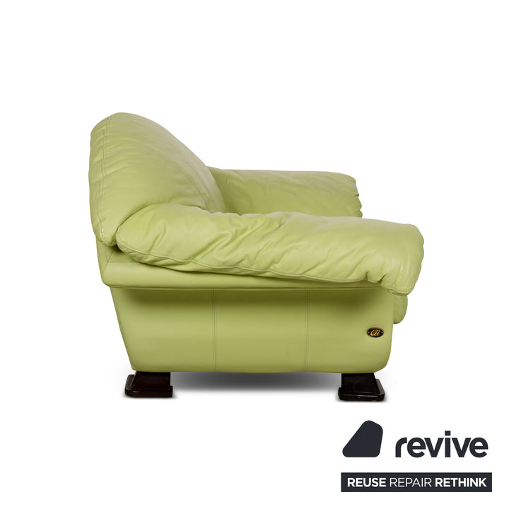 Nieri Divani Leather Armchair Green