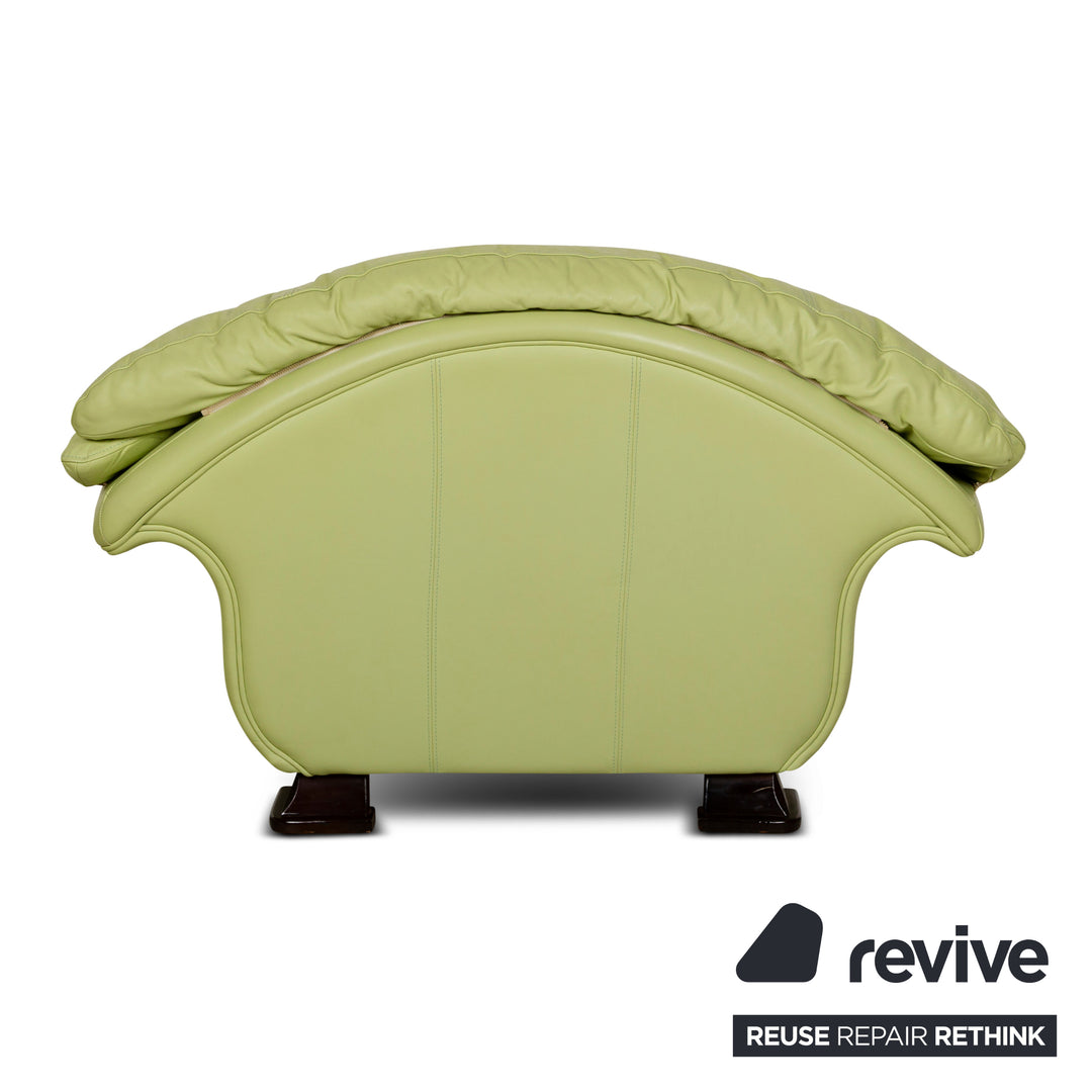 Nieri Divani Leather Armchair Green