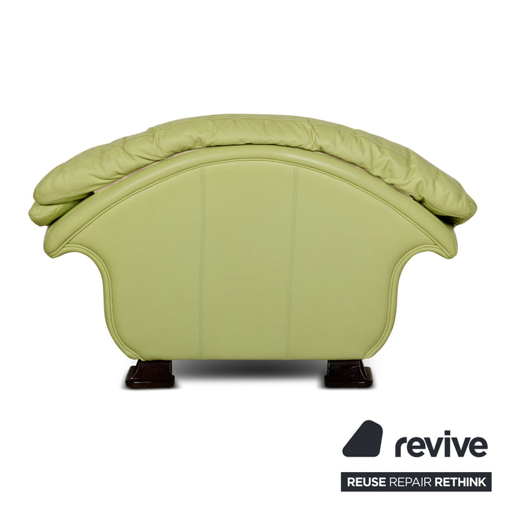 Nieri Divani Leather Armchair Green